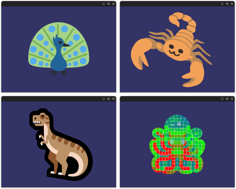 Emoji glyph demo