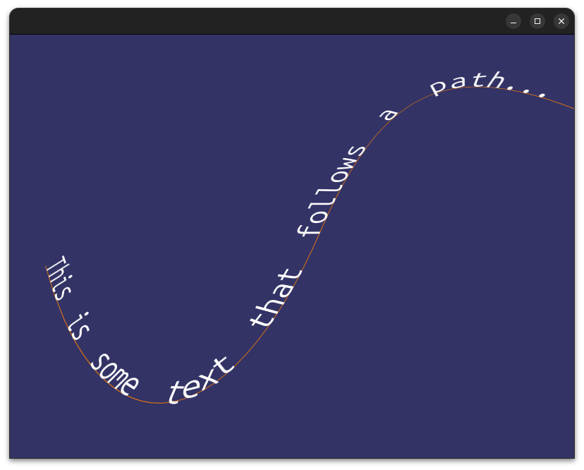 Text Along Path